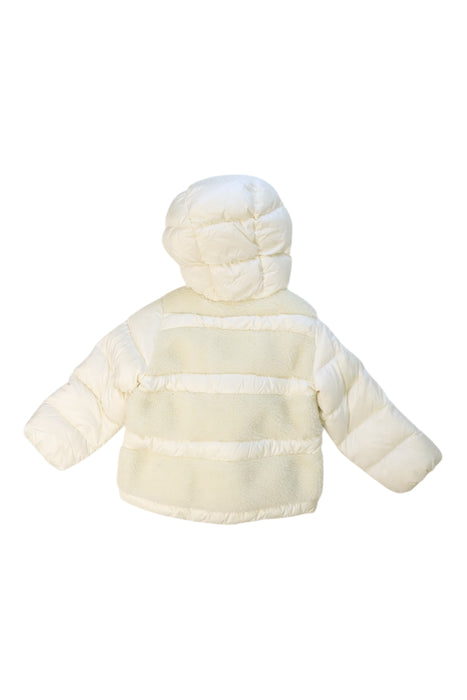 A White Puffer/Quilted Coats & Outerwear from Moncler in size 12-18M for girl. (Back View)