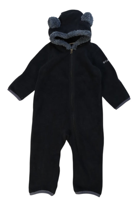 A Black Puffer/Quilted Coats & Outerwear from Columbia in size 6-12M for boy. (Front View)