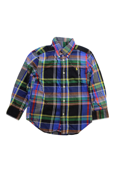 A Multicolour Long Sleeve Shirts from Ralph Lauren in size 4T for boy. (Front View)