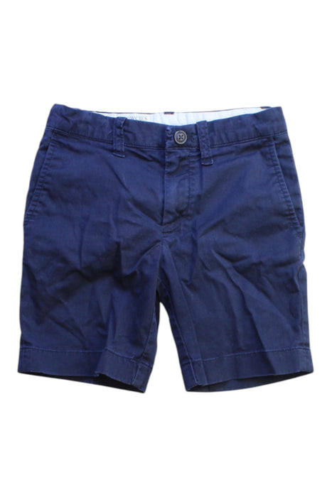 A Navy Shorts from Crewcuts in size 4T for boy. (Front View)