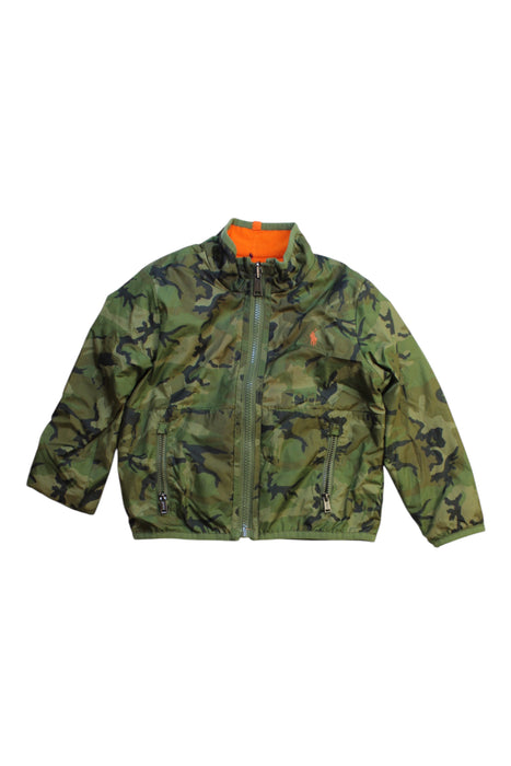 A Green Lightweight Jackets from Polo Ralph Lauren in size 3T for boy. (Front View)