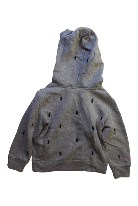 A Grey Hooded Sweatshirts from Ralph Lauren in size 3T for girl. (Back View)