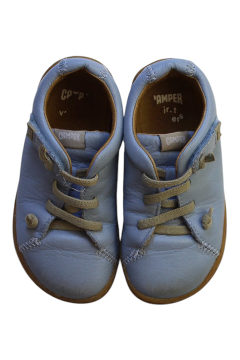 A Blue Sneakers from Camper in size 3T for neutral. (Back View)