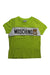 A Green Short Sleeve T Shirts from Moschino in size 6T for boy. (Front View)