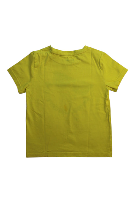 A Yellow Short Sleeve T Shirts from Karl Lagerfeld in size 6T for boy. (Back View)