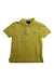 A Yellow Short Sleeve Polos from Polo Ralph Lauren in size 5T for boy. (Front View)