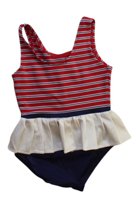 A Red Swimsuits from Tommy Hilfiger in size 18-24M for girl. (Back View)