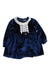 A Navy Long Sleeve Dresses from Chickeeduck in size 18-24M for girl. (Front View)