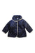 A Navy Puffer/Quilted Coats & Outerwear from First Impressions in size 6-12M for girl. (Front View)