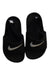 A Black Slip Ons from Nike in size 3T for boy. (Back View)