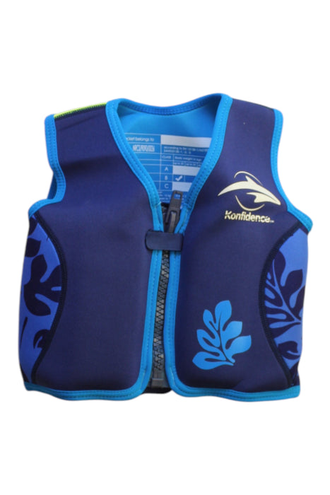 A Blue Floatsuits from Konfidence in size 18-24M for neutral. (Front View)