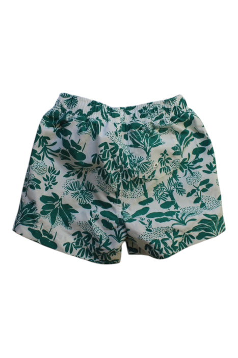A Green Swim Shorts from Petit Bateau in size 12-18M for boy. (Back View)