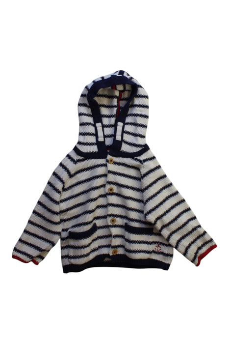A Multicolour Cardigans from The Little White Company in size 6-12M for boy. (Front View)