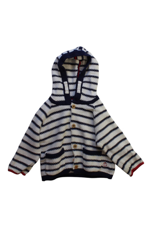 A Multicolour Cardigans from The Little White Company in size 6-12M for boy. (Front View)