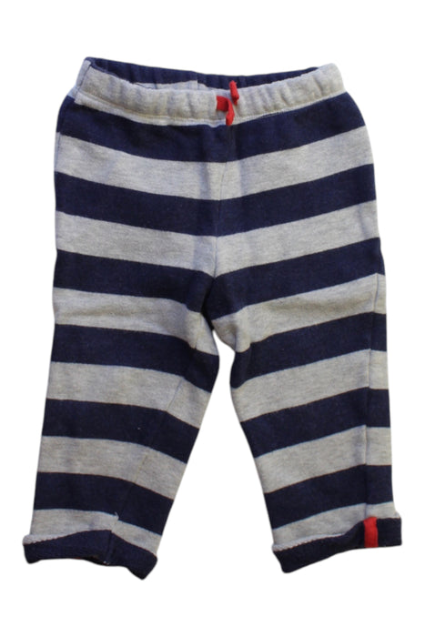 A Navy Casual Pants from The Little White Company in size 12-18M for boy. (Front View)