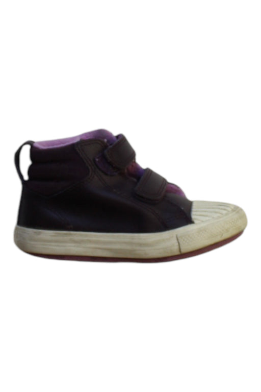 A Black Sneakers from Converse in size 3T for girl. (Front View)