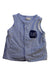 A Blue Outerwear Vests from Mides in size 18-24M for boy. (Front View)