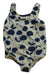 A Blue Swimsuits from Buho in size 3-6M for girl. (Front View)