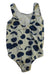 A Blue Swimsuits from Buho in size 3-6M for girl. (Back View)