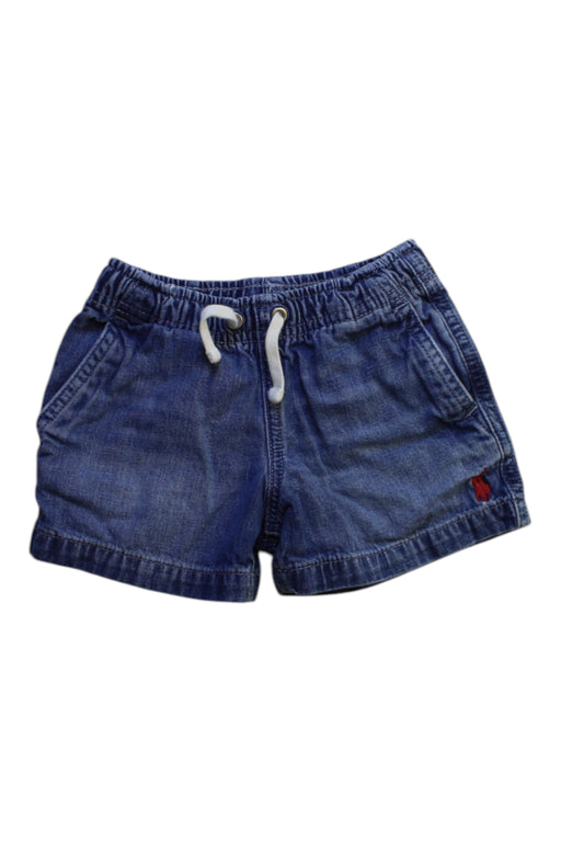 A Blue Shorts from Polo Ralph Lauren in size 2T for girl. (Front View)