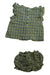 A Green Shorts Sets from the new society in size 6-12M for girl. (Back View)