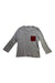 A Grey Long Sleeve T Shirts from Petit Bateau in size 18-24M for boy. (Front View)