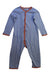 A Blue Onesies from Petit Bateau in size 18-24M for neutral. (Front View)