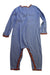 A Blue Onesies from Petit Bateau in size 18-24M for neutral. (Back View)