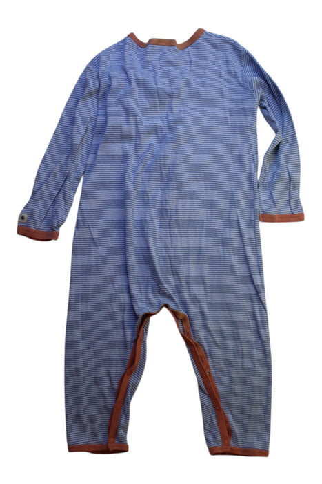 A Blue Onesies from Petit Bateau in size 18-24M for neutral. (Back View)
