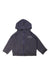 A Navy Zippered Sweatshirts from Petit Bateau in size 4T for boy. (Front View)