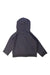 A Navy Zippered Sweatshirts from Petit Bateau in size 4T for boy. (Back View)