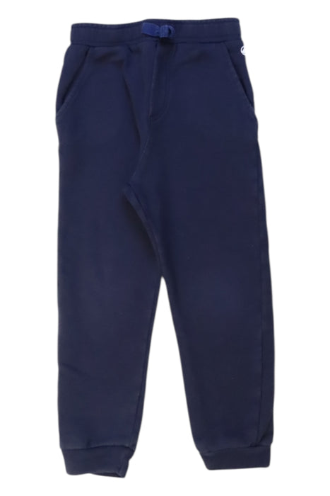 A Navy Sweatpants from Petit Bateau in size 6T for boy. (Front View)