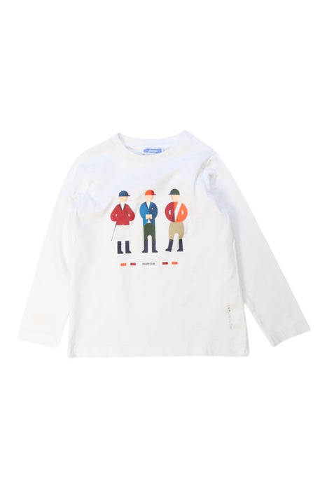 A Multicolour Long Sleeve T Shirts from Jacadi in size 4T for boy. (Front View)