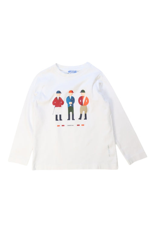 A Multicolour Long Sleeve T Shirts from Jacadi in size 4T for boy. (Front View)