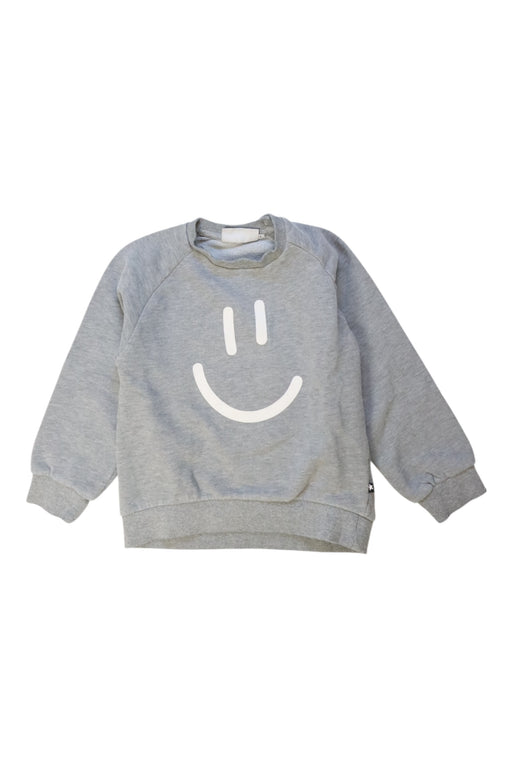A Grey Crewneck Sweatshirts from Molo in size 3T for boy. (Front View)