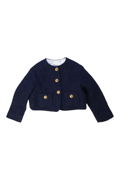 A Navy Blazers from Bonpoint in size 4T for girl. (Front View)