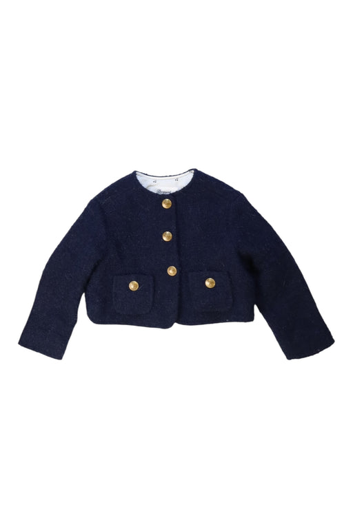 A Navy Blazers from Bonpoint in size 4T for girl. (Front View)