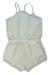 A Green Sleeveless Rompers from Stella McCartney in size 3T for girl. (Back View)