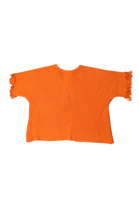 A Orange Long Sleeve Tops from Il Gufo in size 3T for girl. (Back View)