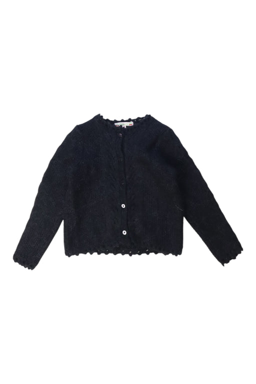 A Black Cardigans from Bonpoint in size 2T for girl. (Front View)