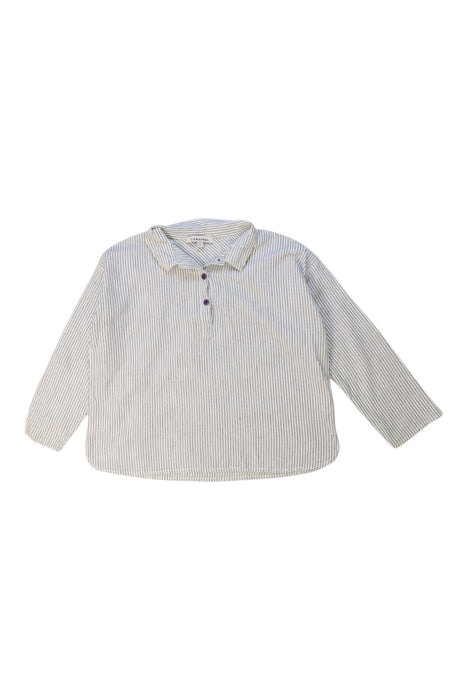 A Grey Long Sleeve Shirts from Caramel in size 3T for girl. (Front View)