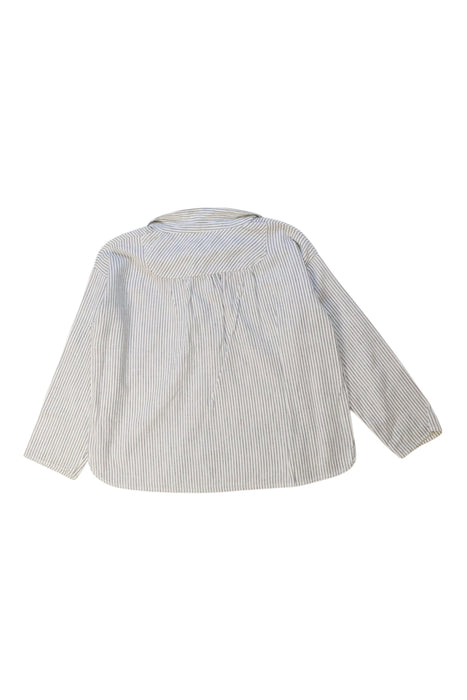 A Grey Long Sleeve Shirts from Caramel in size 3T for girl. (Back View)