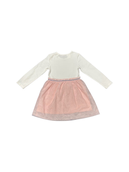 A White Long Sleeve Dresses from Guess in size 3T for girl. (Back View)
