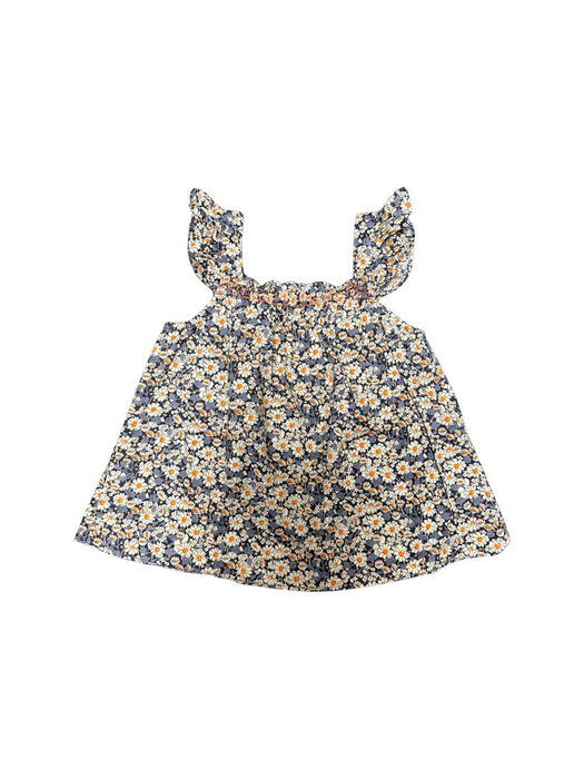 A Blue Sleeveless Tops from Absorba in size 12-18M for girl. (Back View)