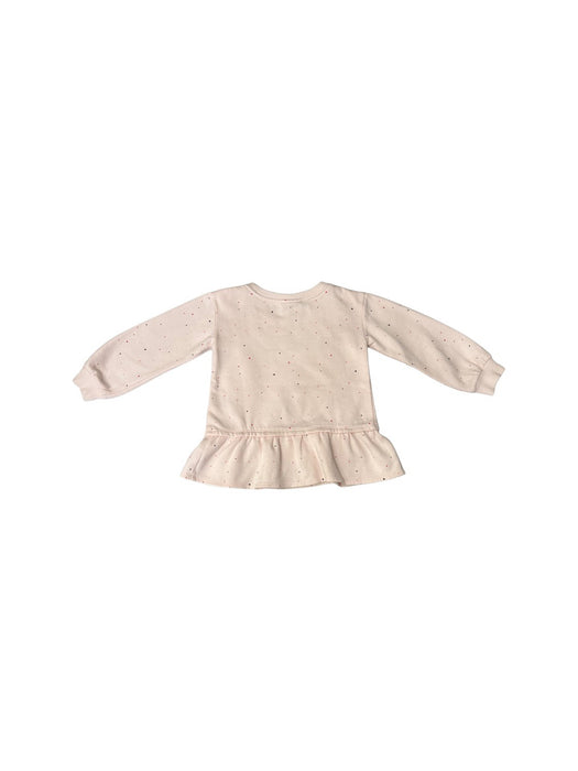 A Pink Crewneck Sweatshirts from Calvin Klein in size 3T for girl. (Back View)