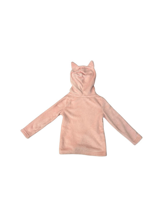 A Pink Hooded Sweatshirts from Isaac Mizrahi in size 4T for girl. (Back View)