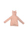 A Pink Hooded Sweatshirts from Isaac Mizrahi in size 4T for girl. (Back View)