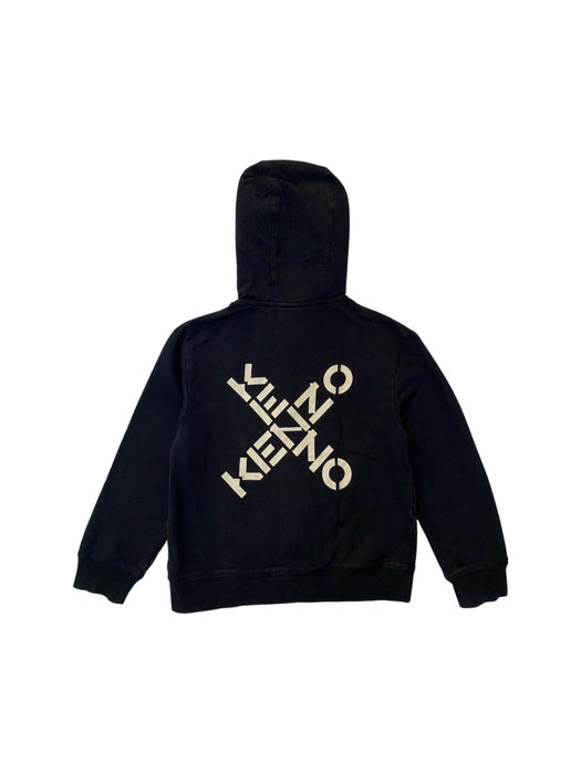 A Black Hooded Sweatshirts from Kenzo in size 8Y for boy. (Back View)