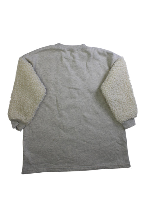 A Grey Sweatshirts from X-girl in size 4T for girl. (Back View)