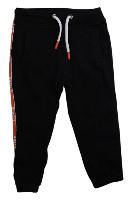 A Black Sweatpants from Guess in size 3T for girl. (Front View)